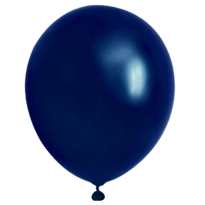 Globo#12 Dec Azul Marino Bol(100 Unds)